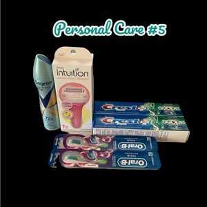 Women’s Personal Care Bundle Degree Deodorant Schick Razor Crest Toothpaste